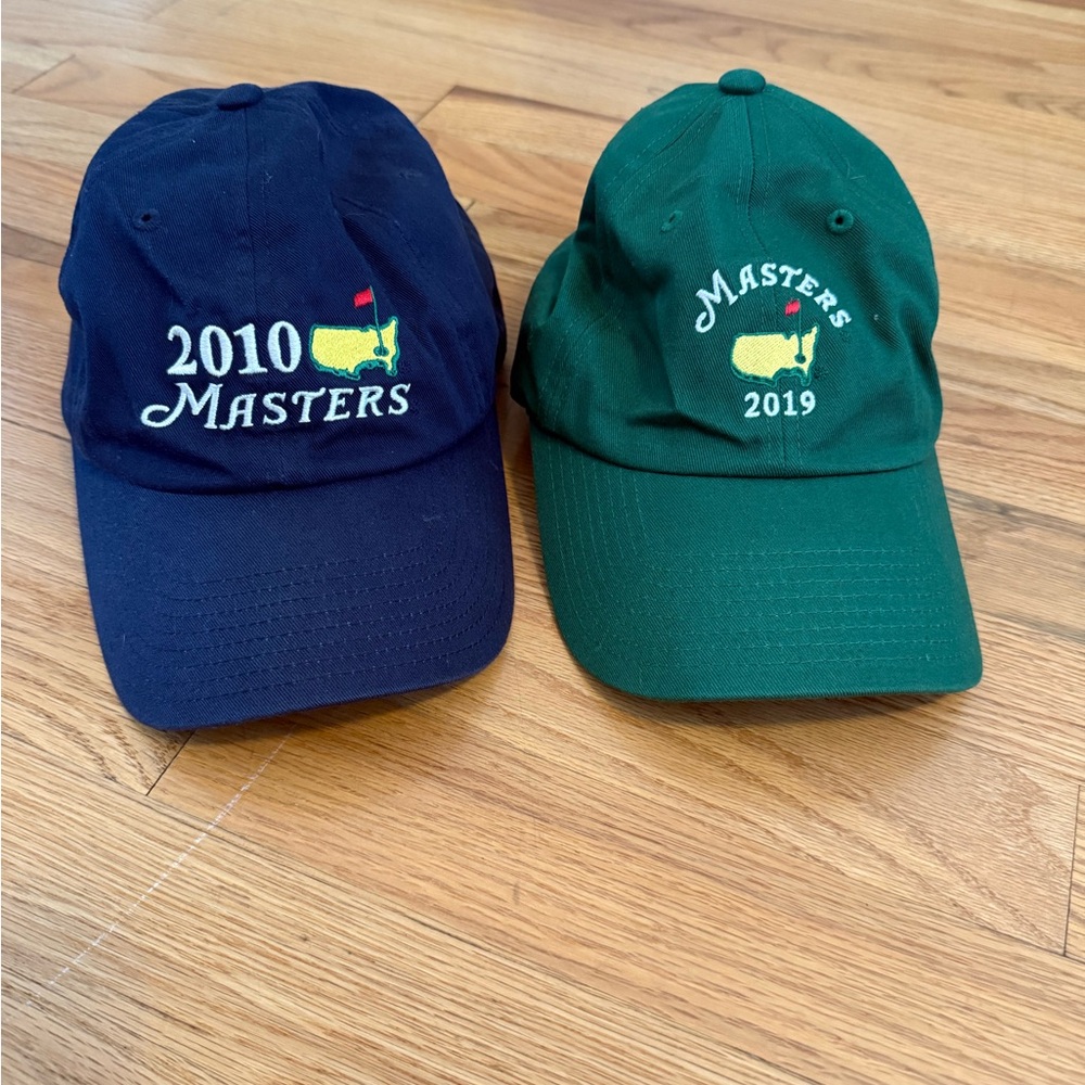 The Masters American Needle Blue and Green Golf Hats
